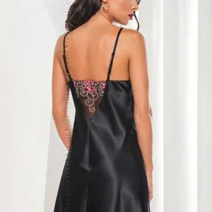 Irall Dakota Black Nightdress Back Design