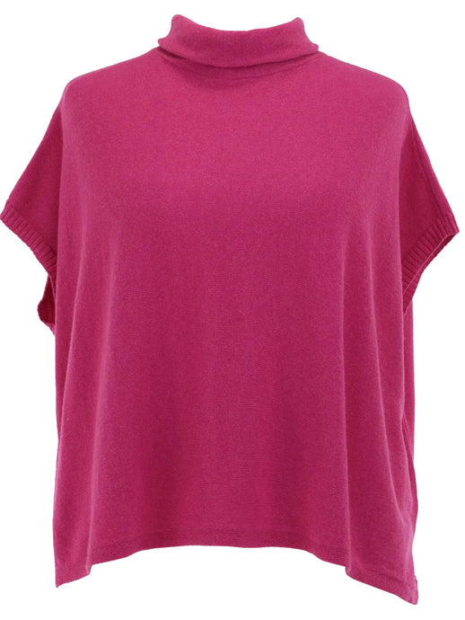 Fuchsia Cashmere Blend Tunic One Size