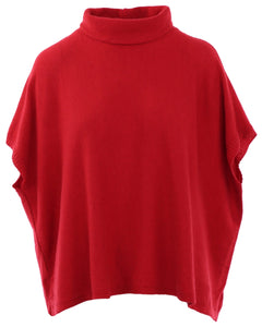 Ruby Cashmere Blend Tunic by Cadenza Italy One Size