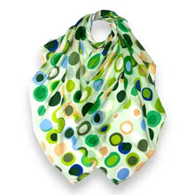 Green Retro Dots Scarf