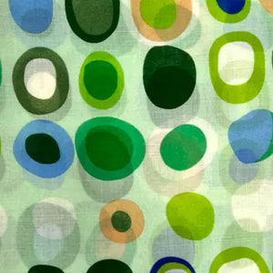 Retro Green Dots Scarf